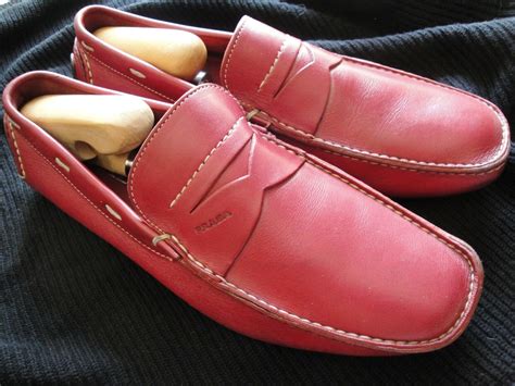 prada driving shoes sale|prada men's slip on shoes.